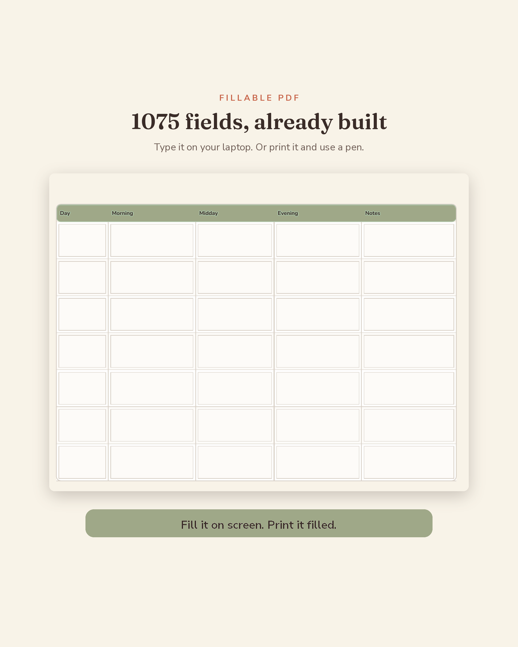 Family Dog Command Center fillable fields preview — 1,075 type-in fields across this printable family dog organizer