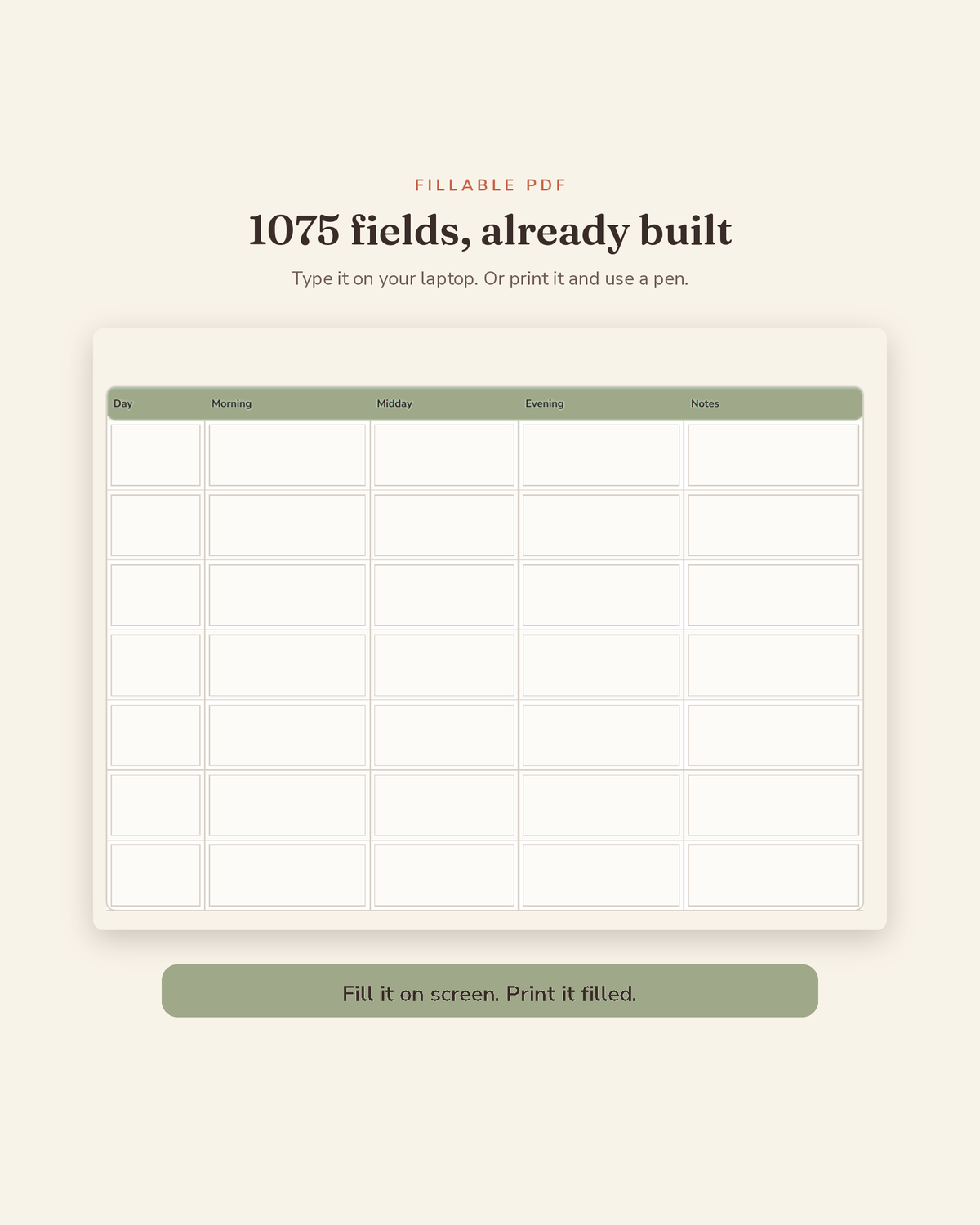 Family Dog Command Center fillable fields preview — 1,075 type-in fields across this printable family dog organizer